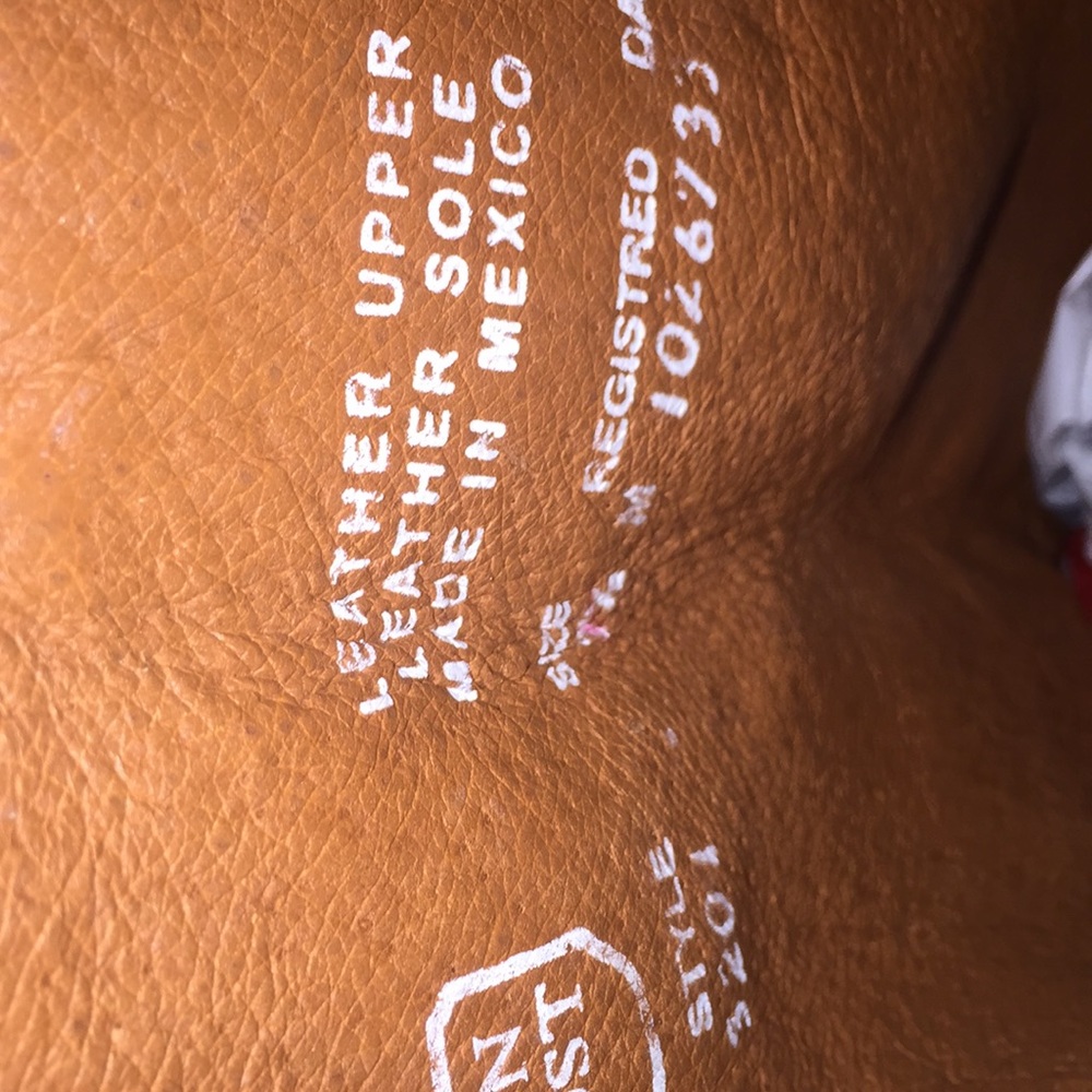 Dan Post size 71/2 brown leather New - Picture 3 of 7